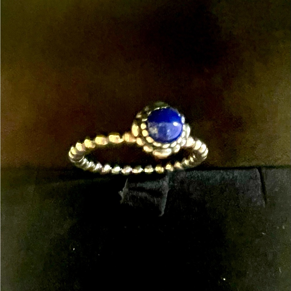 Pandora birthstone ring - September, fits like a size 8